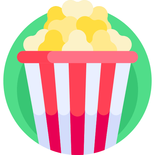 Popcorn fast food food salty icon Popcorn fast food food salty icon