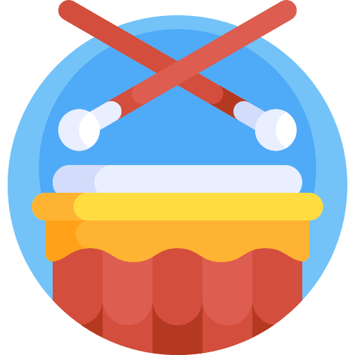 Drum drum drumstick musical instrument icon Drum drum drumstick musical instrument icon