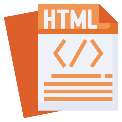 Html files and folders interface document icon