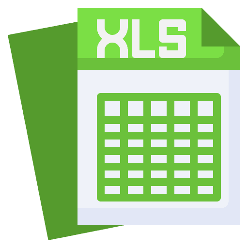 Xls file xls format icon Xls file xls format icon