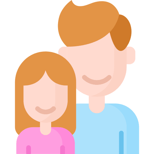 Fathers day daugther user celebration icon