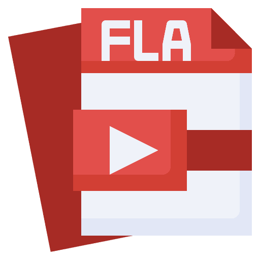 Fla file files and folders format icon Fla file files and folders format icon
