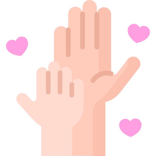 Hands father family hands icon