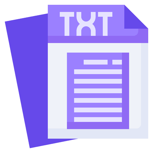 Txt file files and folders digital format icon Txt file files and folders digital format icon