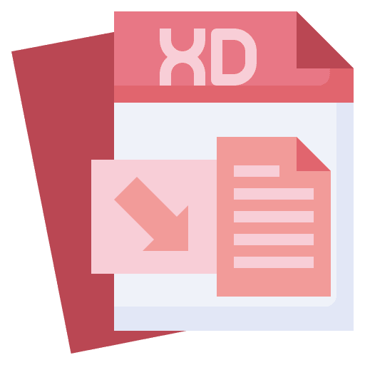 Xd format graphic design file icon Xd format graphic design file icon