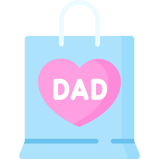 Bag commerce and shopping gift fathers day icon Bag commerce and shopping gift fathers day icon