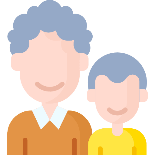 Fathers day mustache father and son son icon