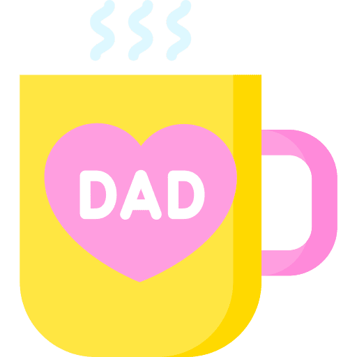 Mug fathers day mug cup icon Mug fathers day mug cup icon