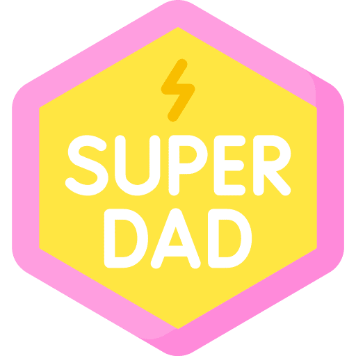 Sticker dad love and romance birthday and party icon