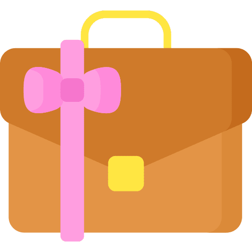 Suitcase gift business business pack icon Suitcase gift business business pack icon