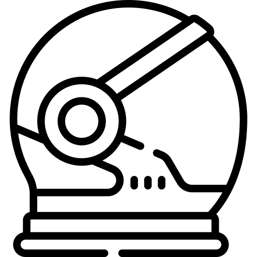 Helmet protection astronaut miscellaneous icon Helmet protection astronaut miscellaneous icon