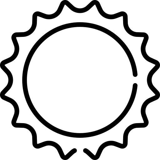 Sun meteorology summertime sunny icon Sun meteorology summertime sunny icon