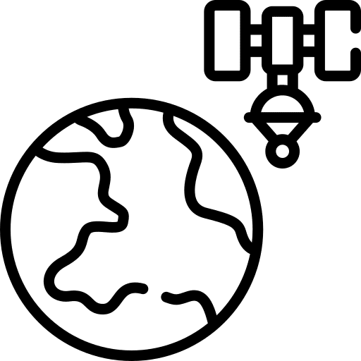 Earth gravity earth orbit icon Earth gravity earth orbit icon