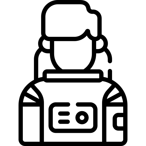 Astronaut galaxy space professions and jobs icon Astronaut galaxy space professions and jobs icon