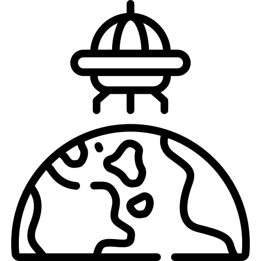 Earth ufo miscellaneous alien icon Earth ufo miscellaneous alien icon