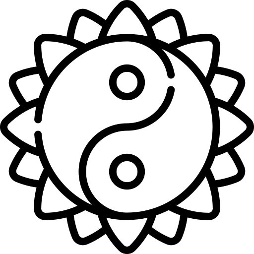 Yin yang signs yin yang religion icon