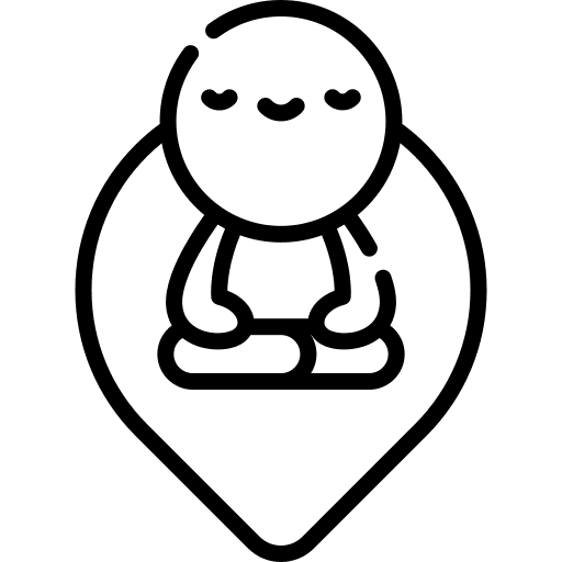 Placeholder yoga point exercise icon