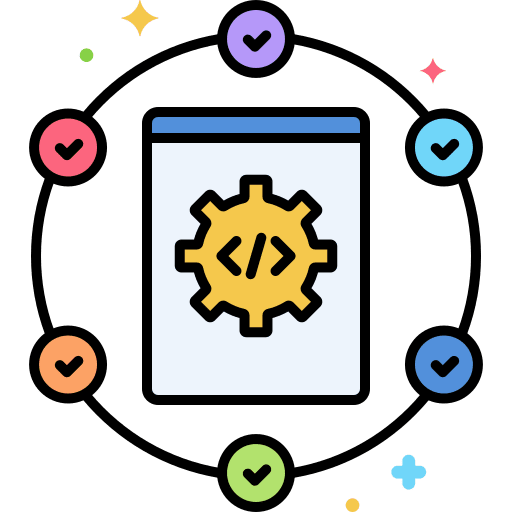 Ide ide software web coding icon