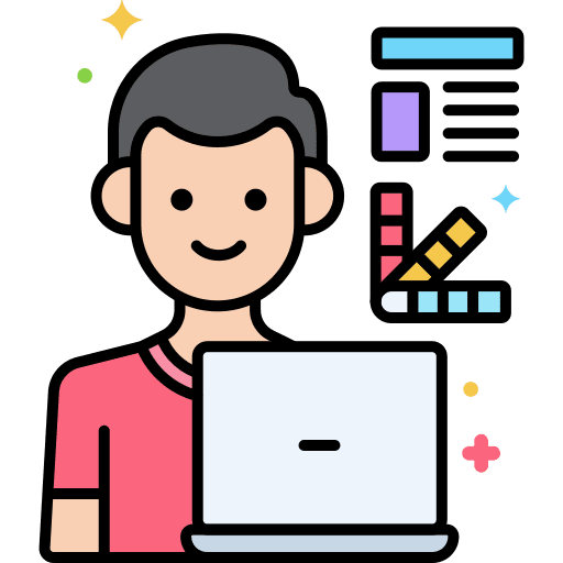 Ui design designer professions and jobs web development icon