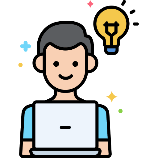 Creative idea strategy avatar creative idea icon