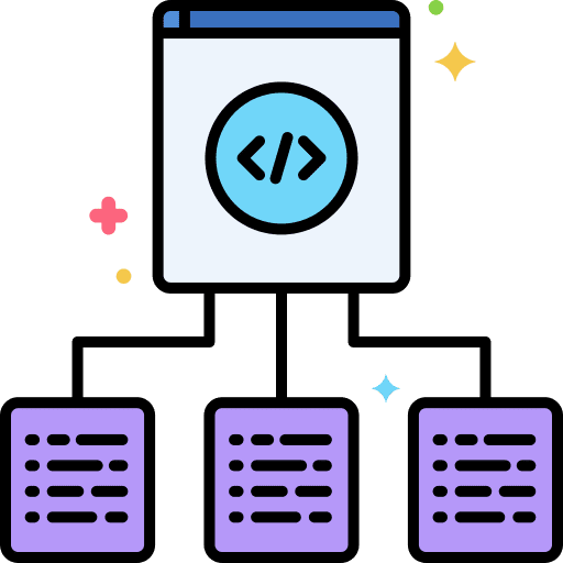 Framework data structure networking web programming icon