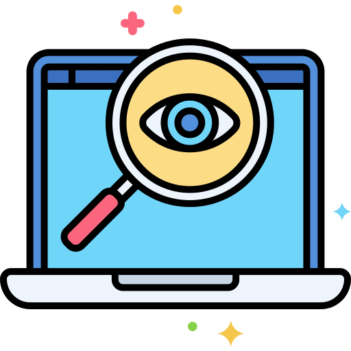 Monitoring monitoring electronics view icon