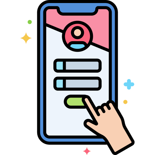 Prototype ui account electronics icon