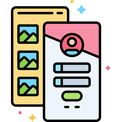 Wireframes fidelity user web programming icon