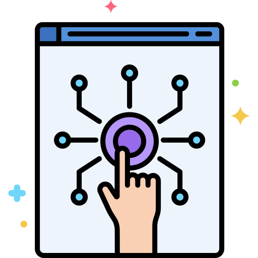 Automation networking automatism web development icon