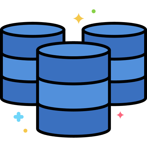 Database storage data server icon