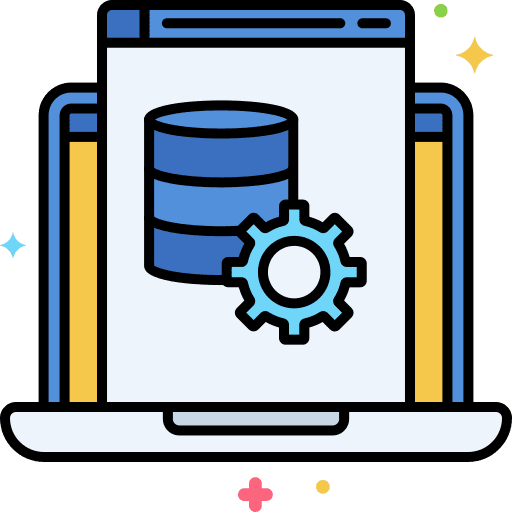 Database web development setting database icon