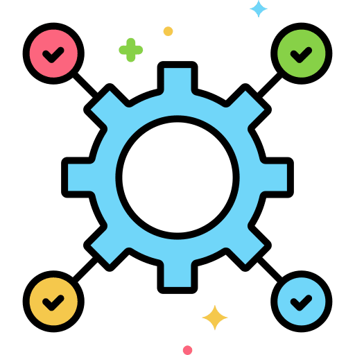 Integration web development network data icon
