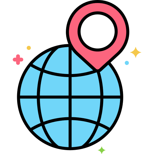 Placeholder pin internet region icon