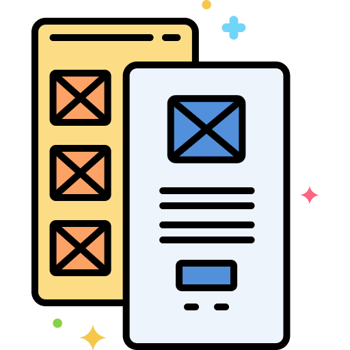 Wireframes web programming seo and web web development icon