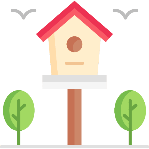 Bird house bird feeder bird house farming and gardening icon Bird house bird feeder bird house farming and gardening icon