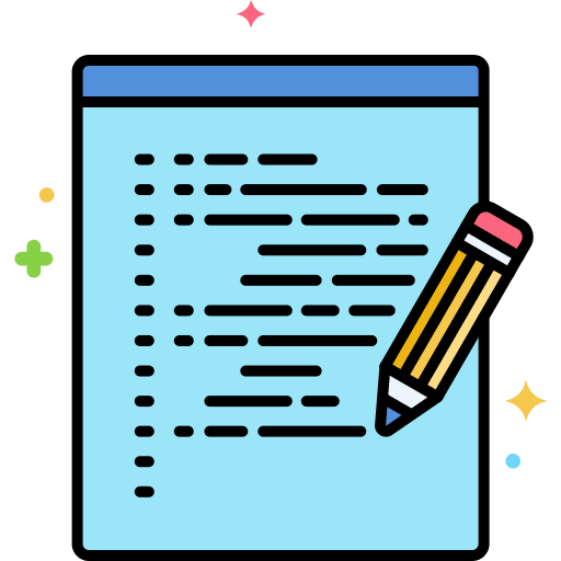 Text editor text edit browser write icon