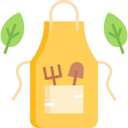 Apron farmer protective equipment icon Apron farmer protective equipment icon