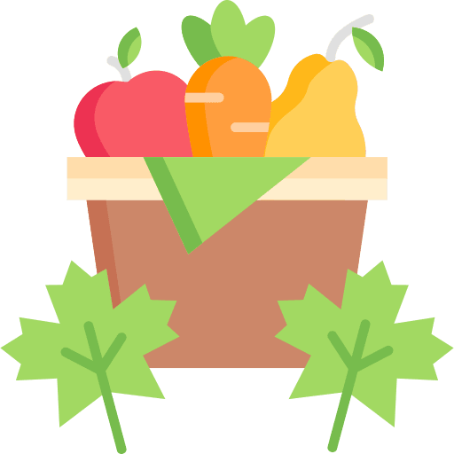Basket vegetable healthy food harvest icon Basket vegetable healthy food harvest icon
