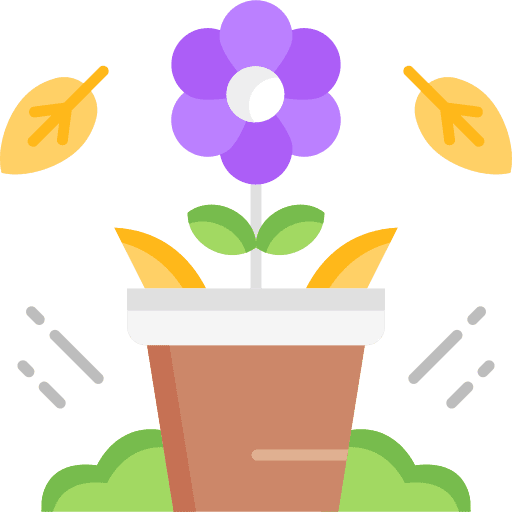 Flower pot decoration flower pot garden icon Flower pot decoration flower pot garden icon