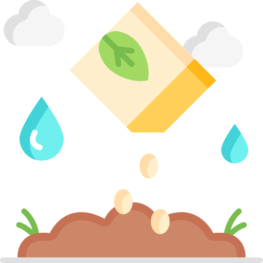 Seed farming and gardening yard nature icon Seed farming and gardening yard nature icon