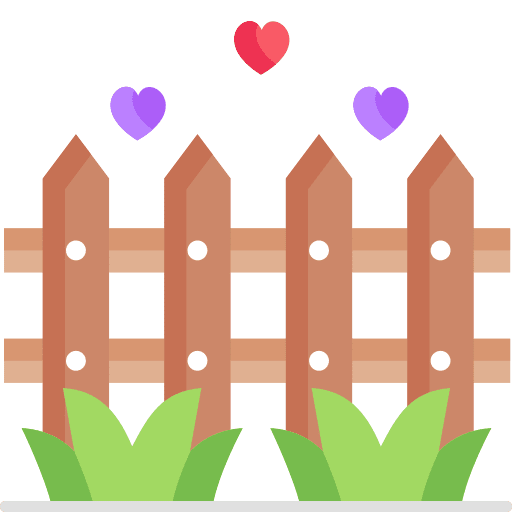 Fence garden wooden fence icon Fence garden wooden fence icon