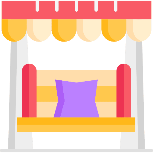 Swing bench swing outdoor icon Swing bench swing outdoor icon