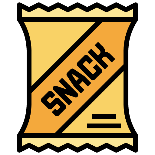 Snack protein energy bar icon