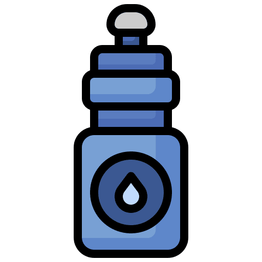 Sport bottle beverage hydratation food and restaurant icon