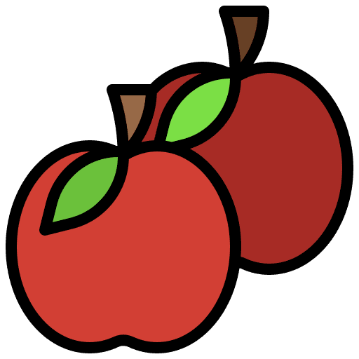 Apple diet fruit vegetarian icon Apple diet fruit vegetarian icon