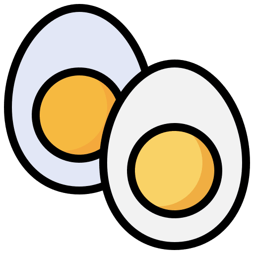 Boiled egg eggs boiled egg sugar icon