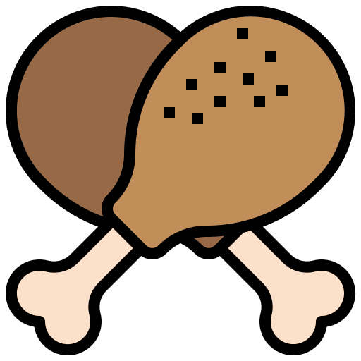 Chicken chicken food and restaurant chicken leg icon Chicken chicken food and restaurant chicken leg icon
