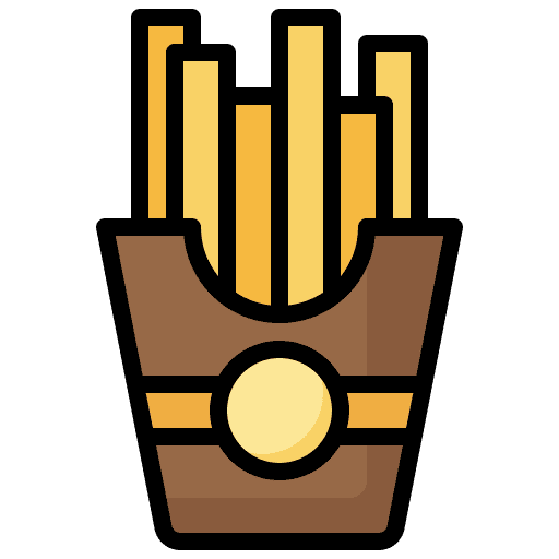 French fries french fries fries fried potatoes icon French fries french fries fries fried potatoes icon