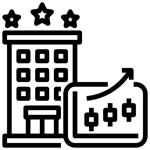 Trading trading business and finance home icon