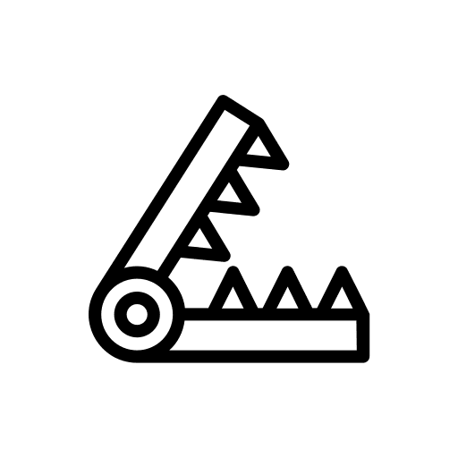 Bear trap bear hunter nature icon